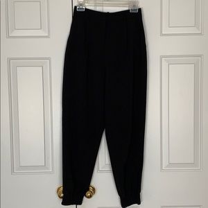 High waisted black dress pants